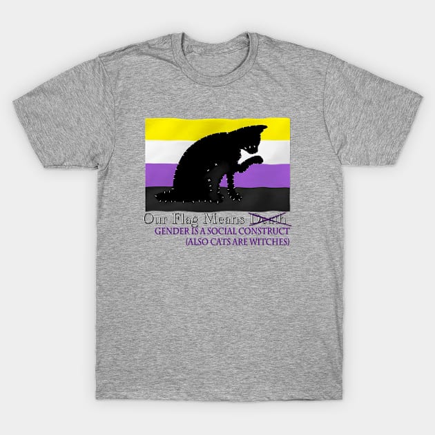 Our Flag Means Gender Is A Social Construct T-Shirt by Jen Talley Design